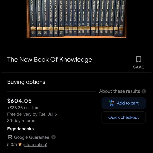 The New Book Of Knowledge: Complete Set Of 20 Encyclopedia, A-Z, (Grolier) - Picture 4 of 5